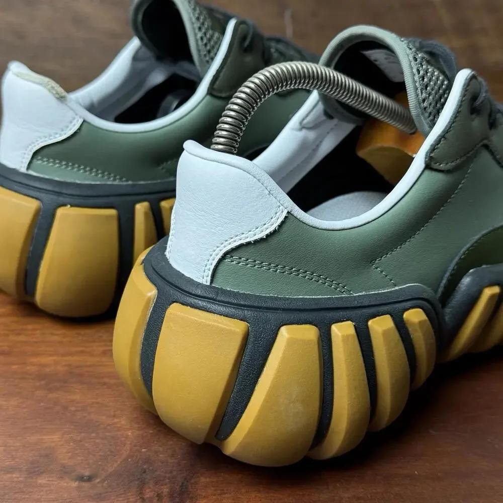 Onitsuka Tiger Dentigre Sneakers 'Green Orange' 1183A794 Mens 9 (Labeled Sample) - Picture 4 of 15